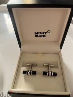 Authentic  classic Mont blanc cufflinks used once