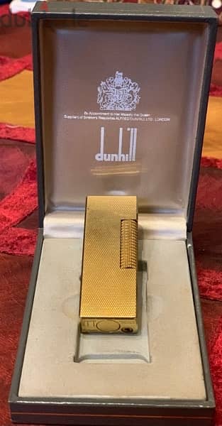 Dunhill Roller Gas Lighter - ولاعة دانهيل ذهب 1