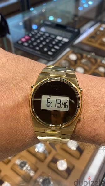 Tissot Golden Digital Watch 3