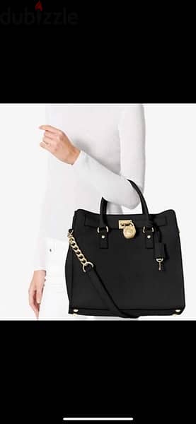 Michael Kors Hamilton Large Saffiano Leather Tote Bag 1