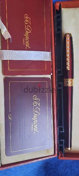 ST. Dupon pen With box and catalogues 5