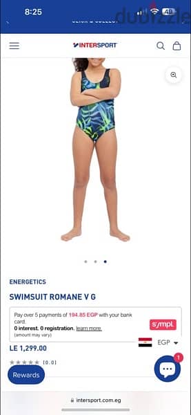 New energetics swimsuit - girls