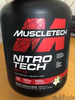 nitro tech protein rapped 41 serv 0