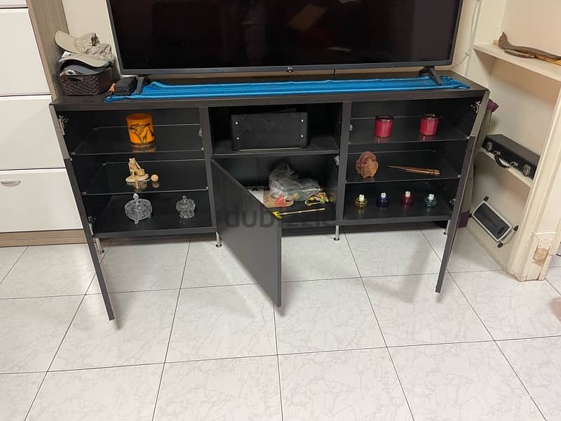 IKEA TV Stand and Cabinet 0