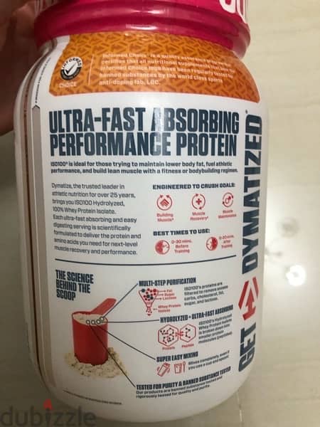 Dymatize teams up ISO with Dunkin donut flavor 1