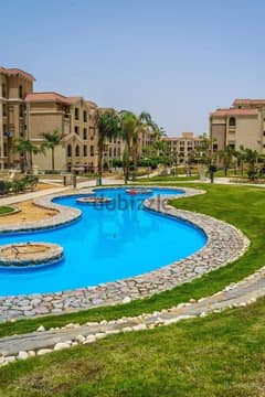 apartment 144m for sale lake and landscape view at maadi view compound elshrouk city in front of gate3 madinty direct on suez road 0