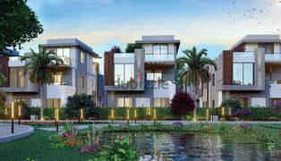 توين هاوس استلام فوري بفيو مفتوح على الاهرامات - Twin House ready to move with Lake Landscape View! 0