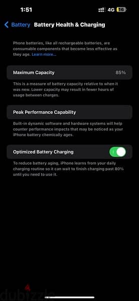 اي فون ١٤ برو ماكس شرحتين بطارية ٨٥٪؜ مستعمل في خدش عند سكوت الشحن دي 6