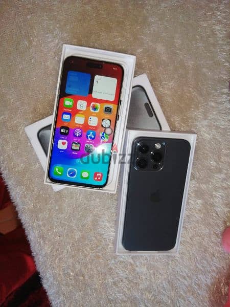 Iphone 15 pro max  

- الاصدار الامريكي  

- 5