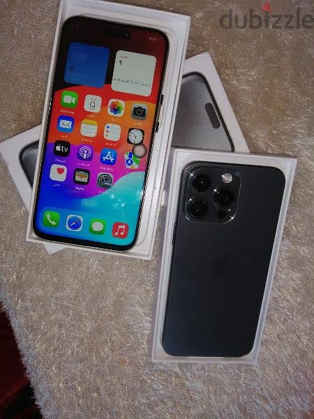 Iphone 15 pro max  

- الاصدار الامريكي  

- 6