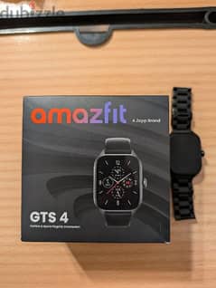 Amazfit GTS 4 Smart Watch + Extra Metal Strap - ساعة امازيفيت 0