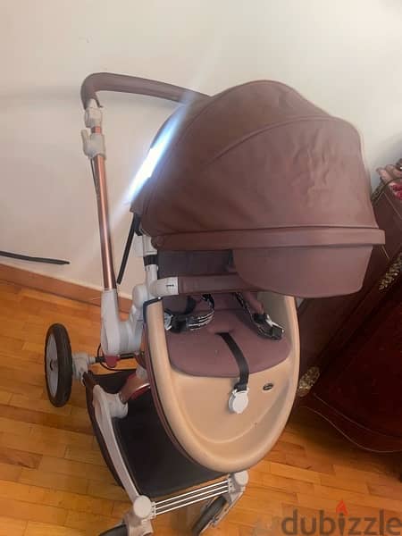 Hot mom stroller + bassinet used twice excellent condition 1