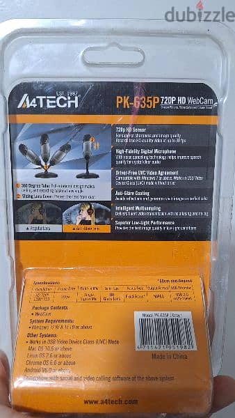 كاميرا ويب ،  4tech pk-635p 2