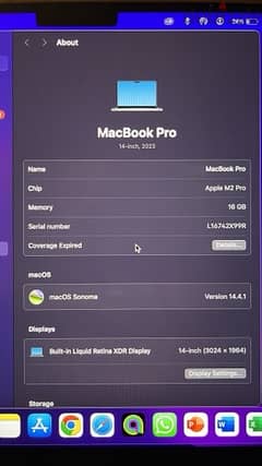 Macbook pro M2 pro 14-inch