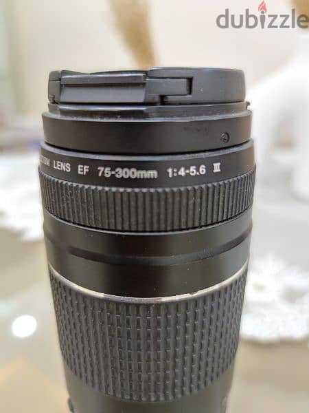 Lens 75-300 Zoom iii عدسه كانون 1