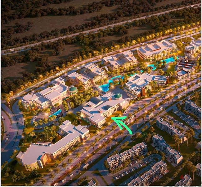 محل تجارى للبيع فى open air mall Extension الجديد مساحة ٤٢متر دور أرضي 0