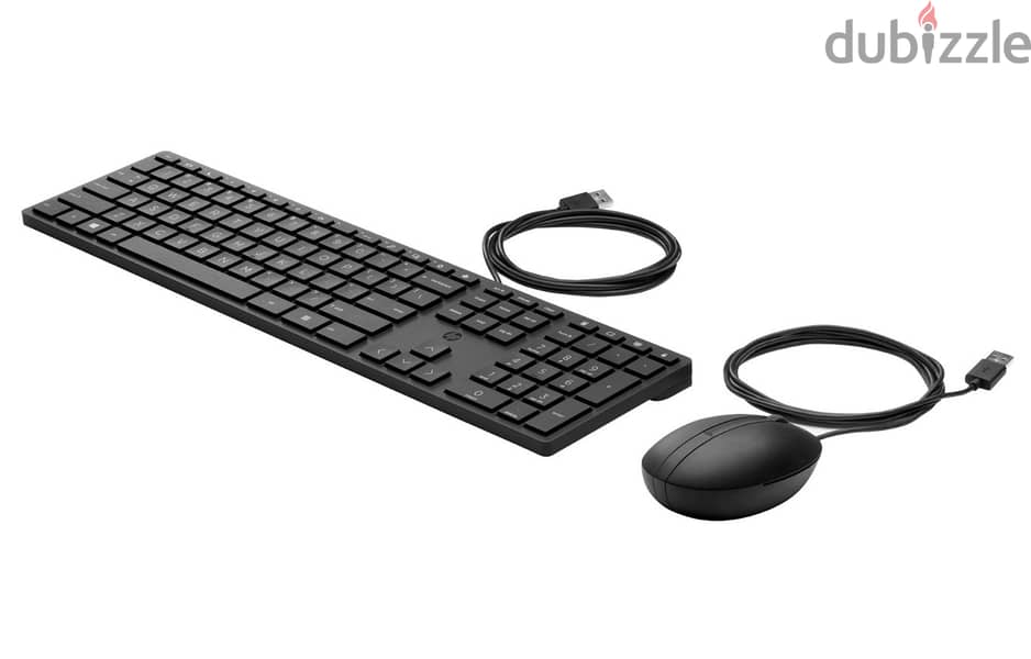 HP Wired Desktop 320MK Mouse and Keyboard 0