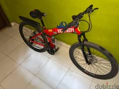 عجله فيراري قابله للطي مقاس ٢٦ حاله ممتازه /   للطي ferrari 26 bicycle