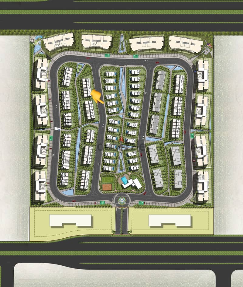 233m Stand alone villa in Notion fifth settlement 1