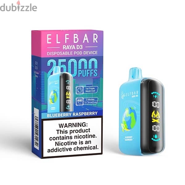 elf bar 25000 puff ديسبوسبل 3