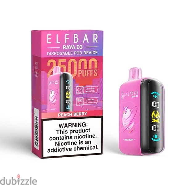 elf bar 25000 puff ديسبوسبل 5