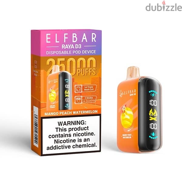 elf bar 25000 puff ديسبوسبل 7