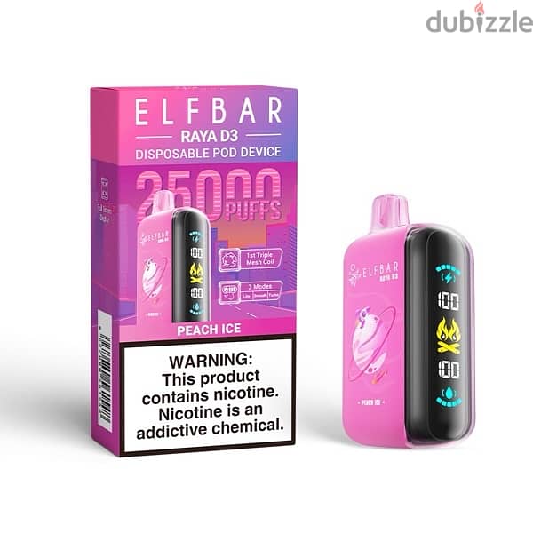 elf bar 25000 puff ديسبوسبل 8