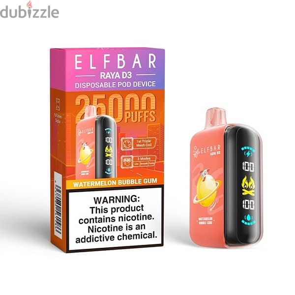 elf bar 25000 puff ديسبوسبل 10