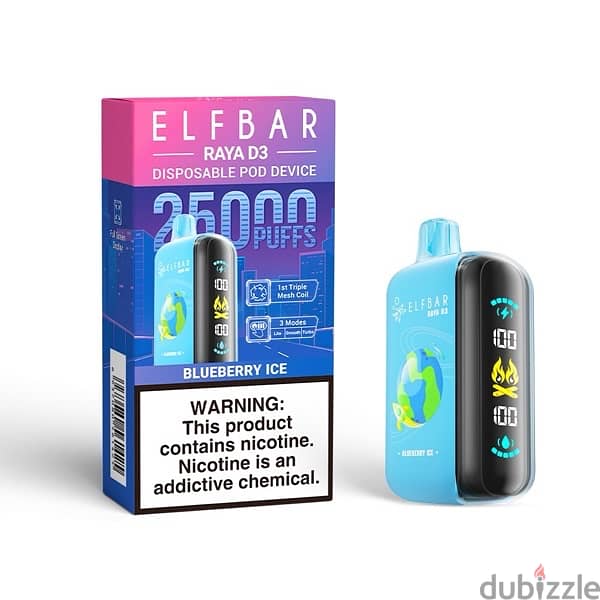 elf bar 25000 puff ديسبوسبل 12