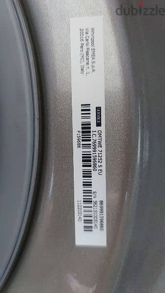 للبيع غسالة indesit 7kg ايطالى 1