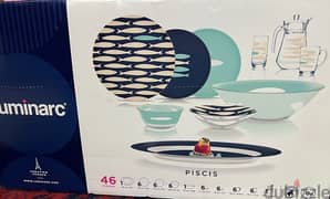 luminarc dinner set 42 pc