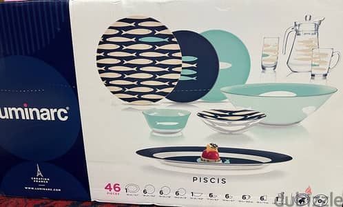 luminarc dinner set 46 pc