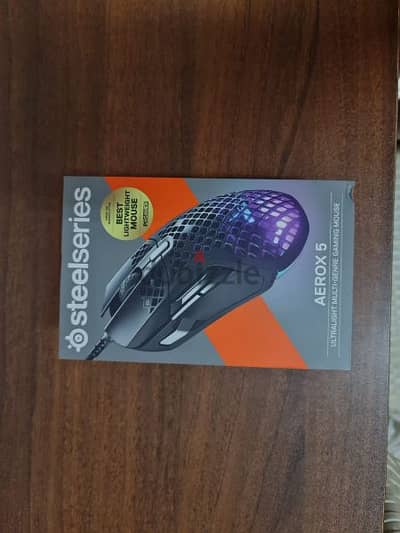 Steelseries Aerox 5 ultra lightweight Wired gaming mouse.