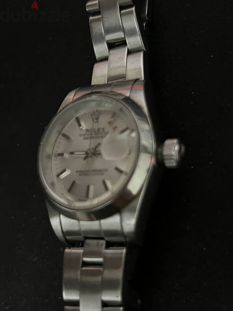 Rolex Date Silver Dial Oyster Stainless Steel Watch 69160 Vintage 2