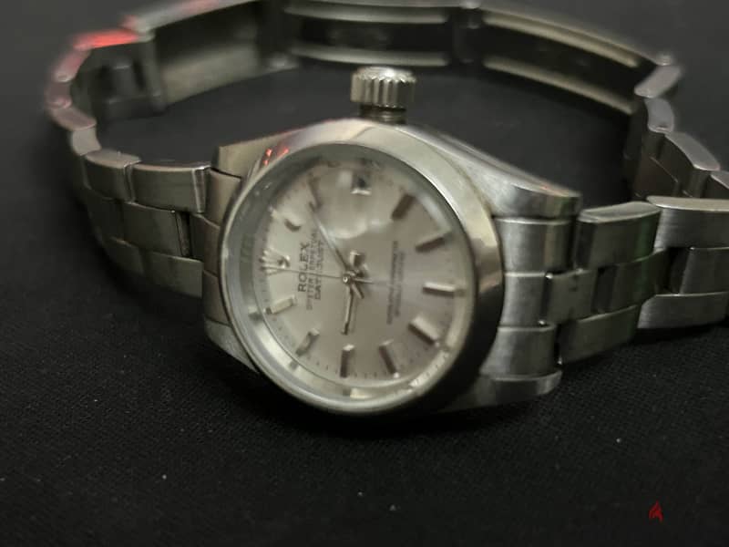 Rolex Date Silver Dial Oyster Stainless Steel Watch 69160 Vintage 4