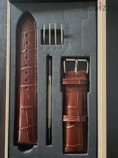 Watch strap Tissot leather Brown 22mm