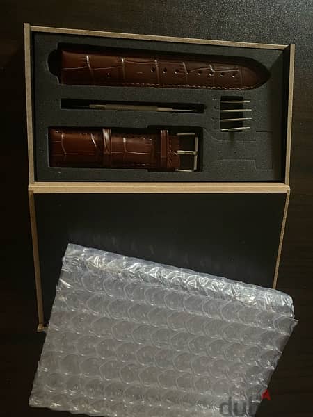 Watch strap Tissot leather Brown 22mm 2