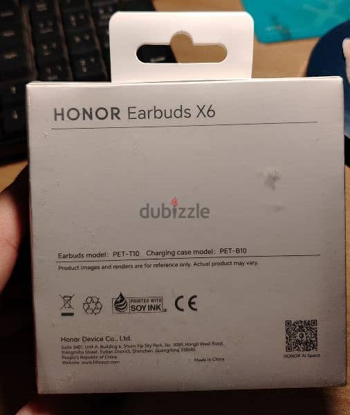 Honor x6 earbuds, سماعات هونور 1