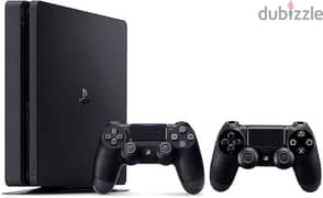 ps4 500gb with 2 controllers - بلايستيشن ٤ مع دراعين