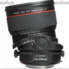 canon ts-e 24mm f/3.5l ii Tilt-shift lens