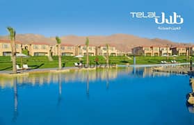 5% down payment, 2-room chalet for sale in Telal Ain Sokhna _ Telal 0