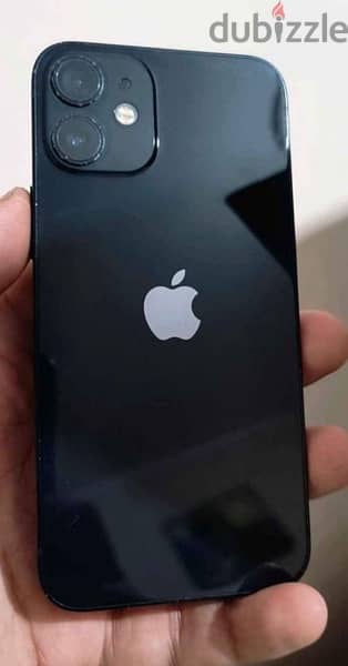 iPhone 12 mini   بحالة الزيرو معاه الكارتونه 1