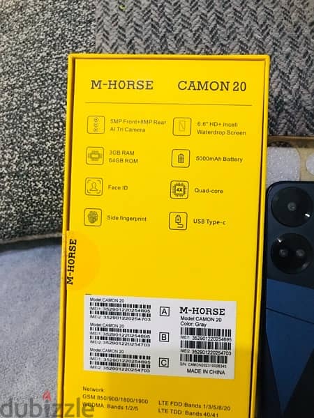 موبيل M-HORSE CAMON 20 0