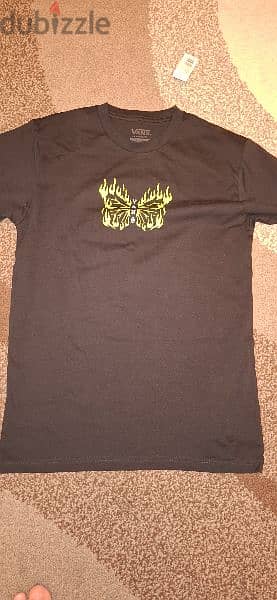 Vans Size Small Butterflame tee Black 0