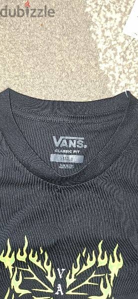 Vans Size Small Butterflame tee Black 1