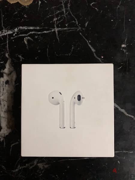 Apple AirPods 2nd Ge -  ابل ايربودز مع غطاء الجيل الثاني 2