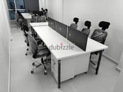 خليه عمل بارتيشن مكاتب موظفين work station partitionمتاح جميع المقاسات