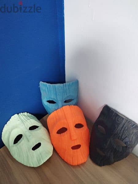 Colored Masks PLA material 0