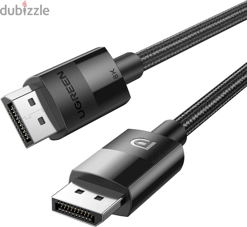 كابل دسبلاى بورت UGREEN DisplayPort 1.4 Cable, 8K DP 1