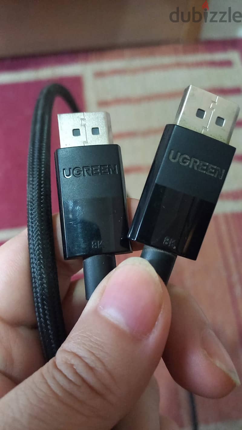 كابل دسبلاى بورت UGREEN DisplayPort 1.4 Cable, 8K DP 4